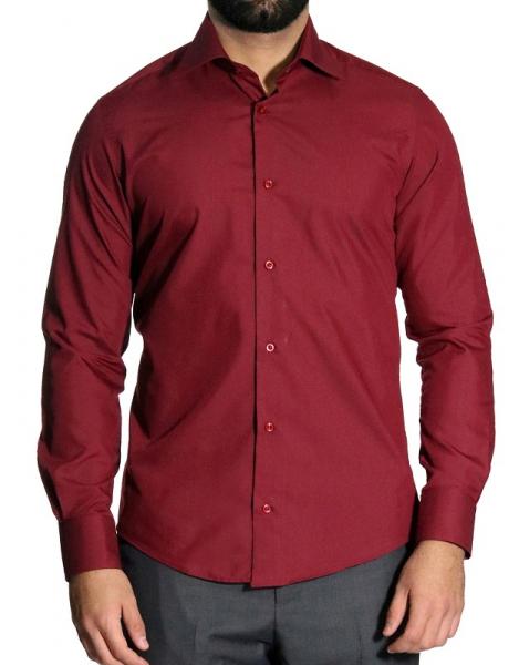 Herren extra lang arm Hemd Slim-fit