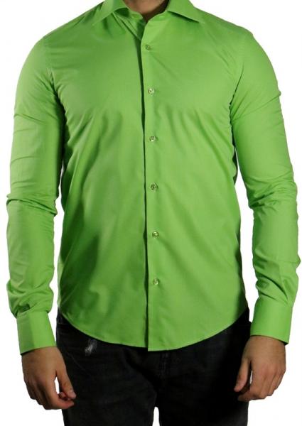 Herren extra lang arm Hemd Slim-fit