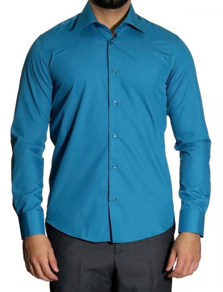 Herren extra lang arm Hemd Slim-fit