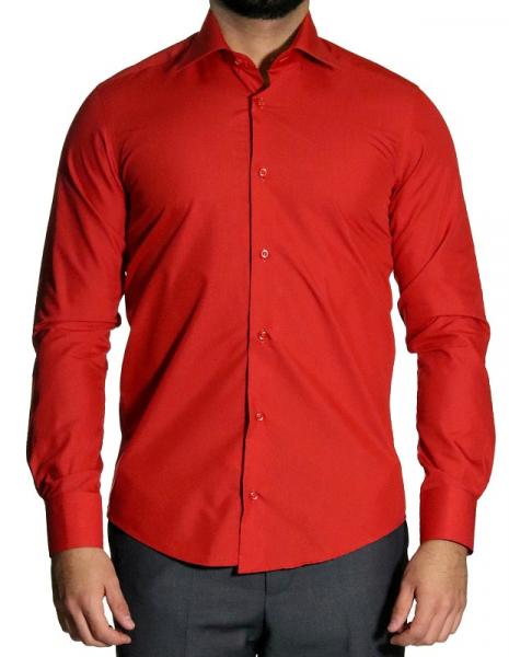 Herren extra lang arm Hemd Slim-fit