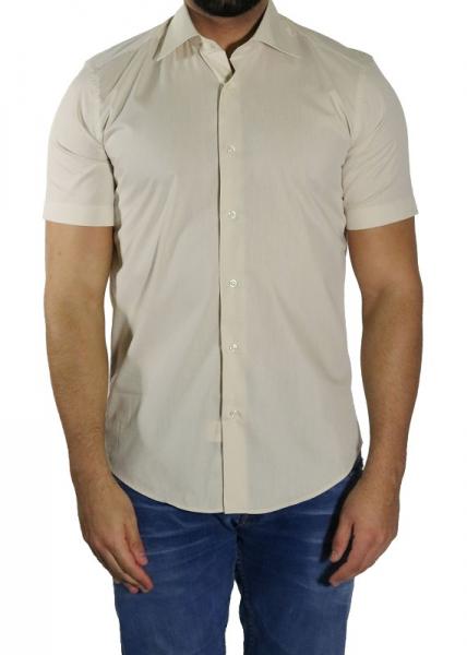 Slim-fit Kurzarm Herren Hemd