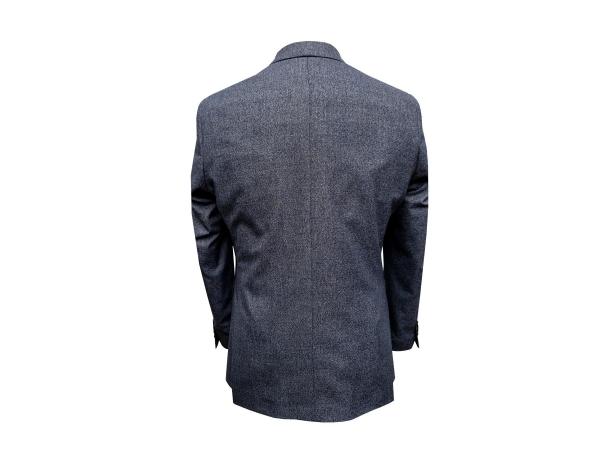 Zweireiher Herren Anzug Blau Vintage Slim Fit