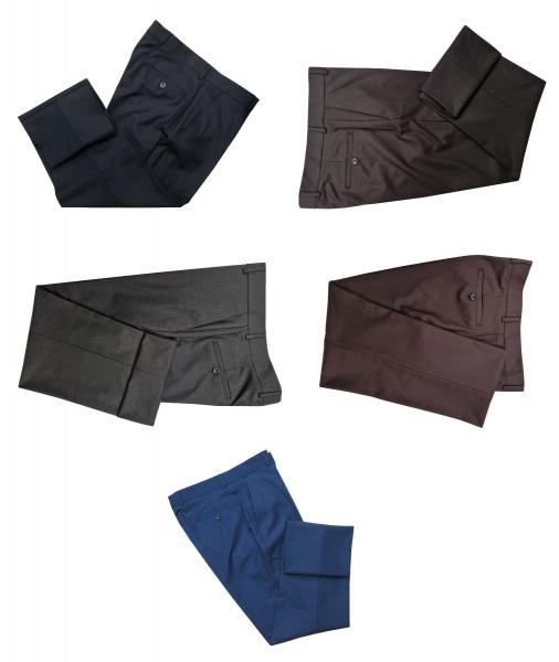 Herren Hose ohne Bundfalten Anzughose