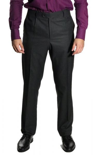 Klassische Herren Bundfaltenhose Regular Fit