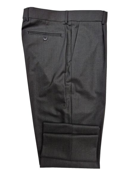 Klassische Herren Bundfaltenhose Regular Fit