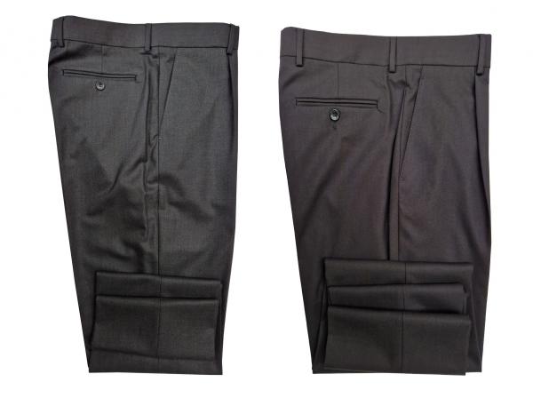 Klassische Herren Bundfaltenhose Regular Fit