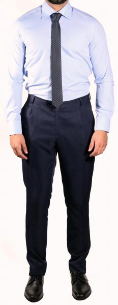 Herren Hose Anzughose mit Bundfalte