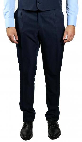 Herren Hose Anzughose mit Bundfalte
