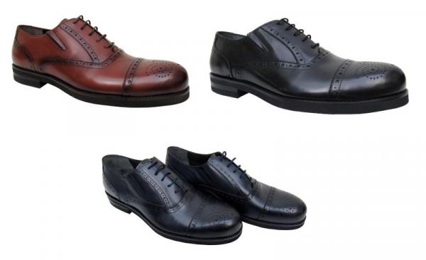 Herren Schuhe echtleder Schnürschuhe