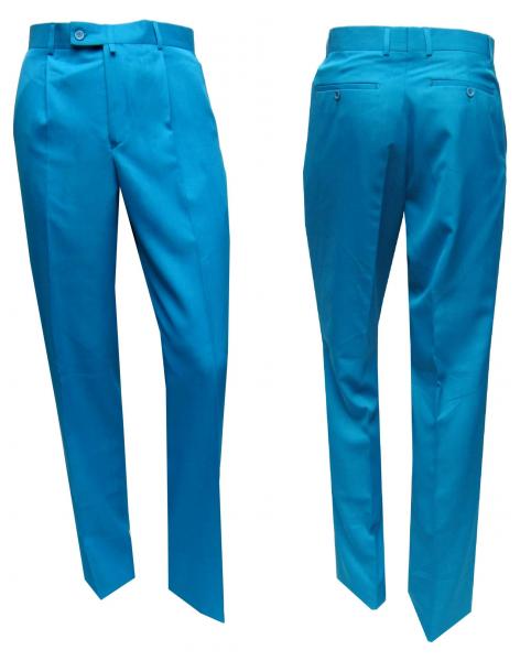 Herren Hose Anzughose mit Bundfalte