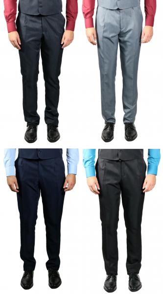Herren Hose Anzughose mit Bundfalte