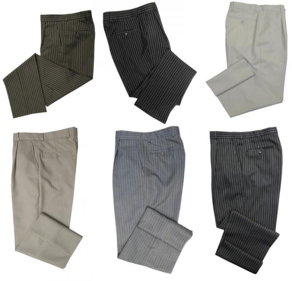 Streifen Herren Hose Anzughose