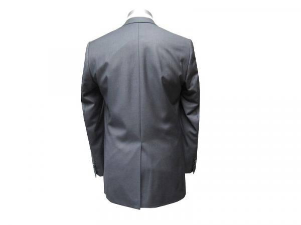 Modern Fit 3-Knopf Herren Anzug Grau