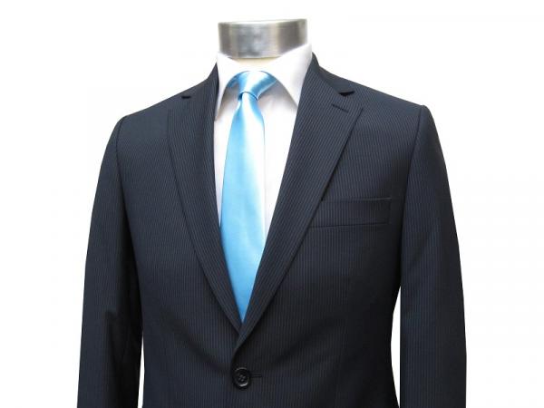 Herren Streifen Slim-fit Anzug