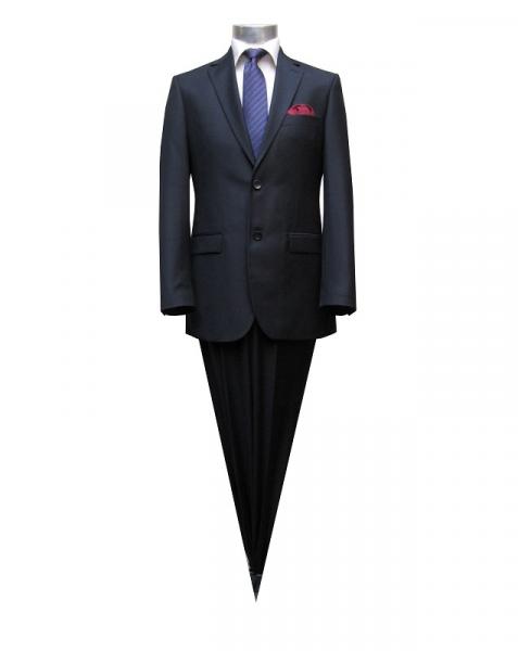 Slim-fit Anzug 2-Schlitz Dunkelblau