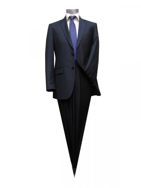 Slim-fit Anzug 2-Schlitz Dunkelblau