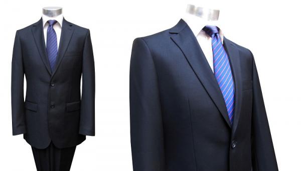 Slim-fit Anzug 2-Schlitz Dunkelblau