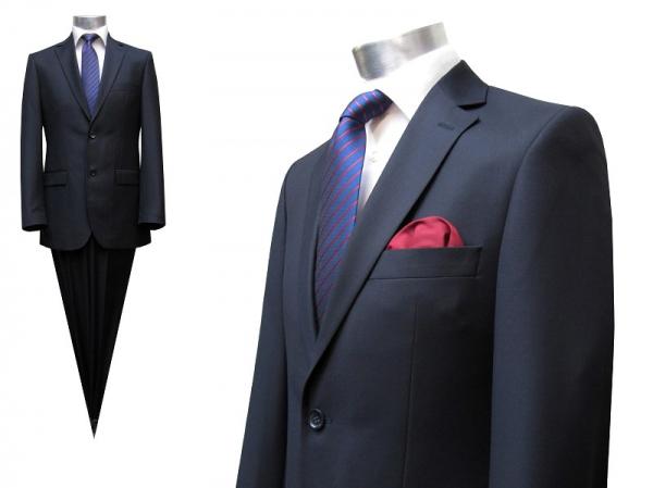 Slim-fit Anzug 2-Schlitz Dunkelblau