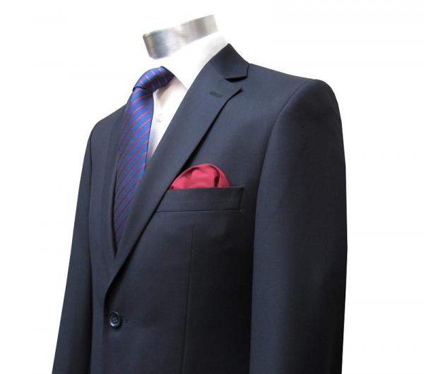 Slim-fit Anzug 2-Schlitz Dunkelblau