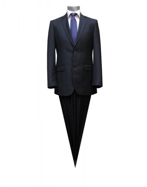 Slim-fit Anzug 2-Schlitz Dunkelblau