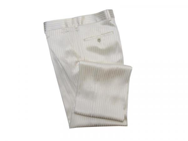 Glanz Herren Hose Festlich gestreift