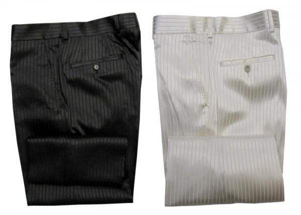 Glanz Herren Hose Festlich gestreift