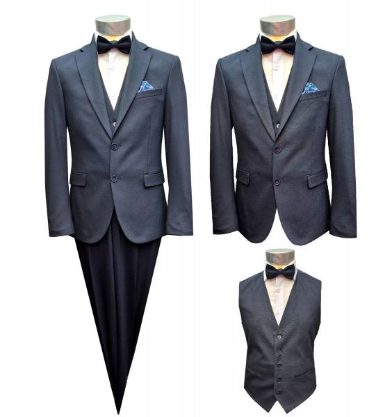 Herrenanzug mit Weste und Fliege Elegant