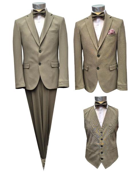 Herrenanzug mit Weste und Fliege Elegant