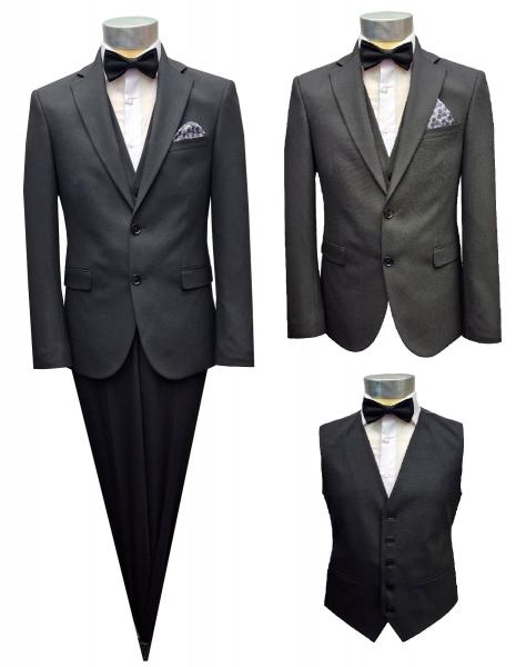 Herrenanzug mit Weste und Fliege Elegant