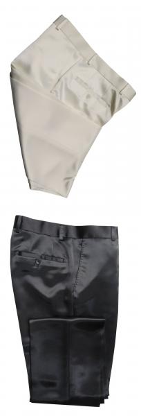 Glanz Herren Hose Slim Flat Front