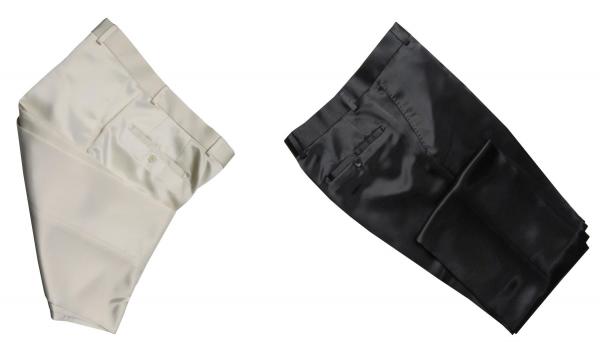 Glanz Herren Hose Slim Flat Front