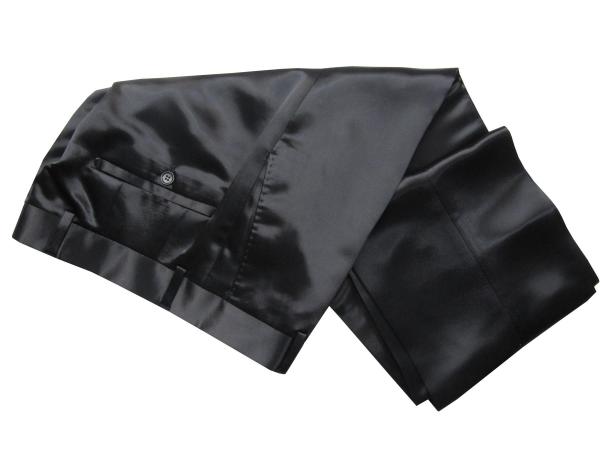 Glanz Herren Hose Slim Flat Front