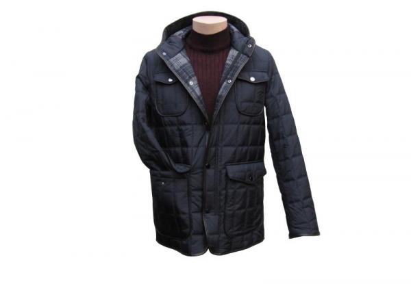 Herren Steppjacke Parka mit Kapuze