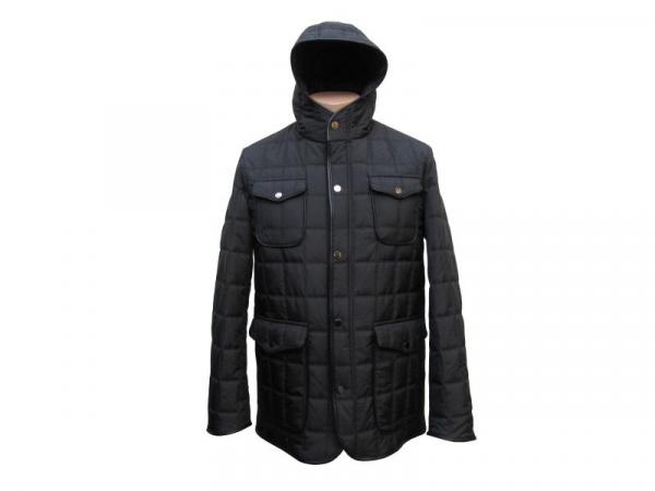 Herren Steppjacke Parka mit Kapuze