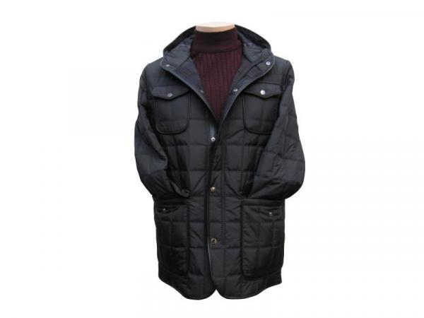 Herren Steppjacke Parka mit Kapuze