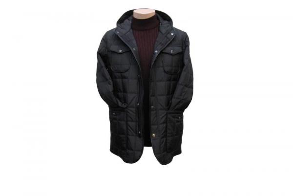 Herren Steppjacke Parka mit Kapuze