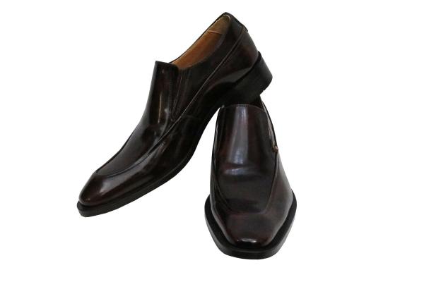 Herren Leder Schuhe Slip-On
