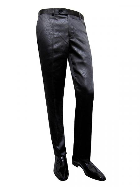 Barock muster glanz Hose Herren Flat Front
