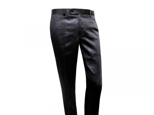 Barock muster glanz Hose Herren Flat Front