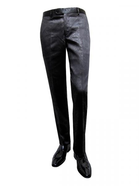 Barock muster glanz Hose Herren Flat Front