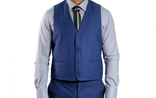 Herrenweste Anzugweste Modern Fit Tailliert