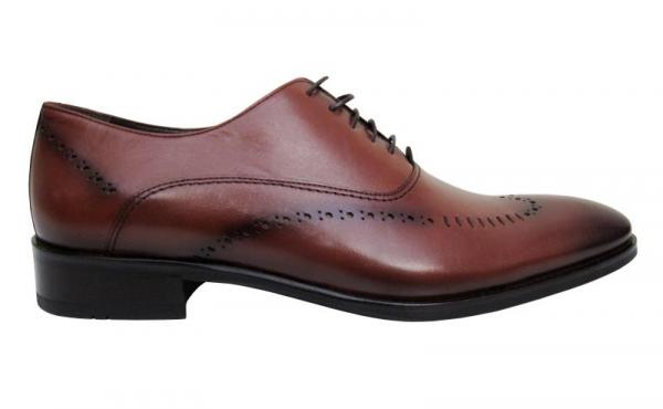 Herren Leder Schuhe Schnürschuhe
