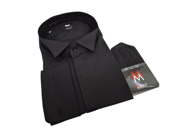 extra Langarm Umschlagmanschetten Gala Hemd Langgröße