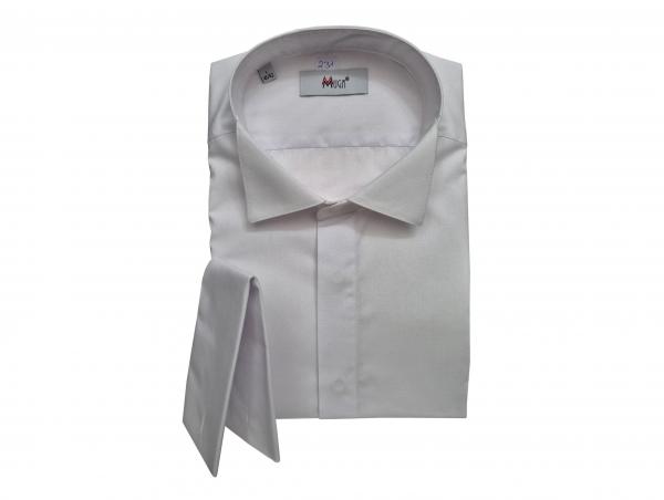 extra Langarm Umschlagmanschetten Gala Hemd Langgröße