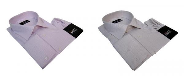 Vichy Herren Hemd Slim-fit Langarm