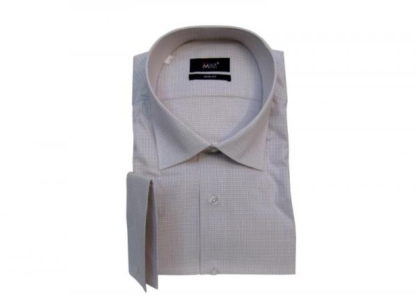 Vichy Herren Hemd Slim-fit Langarm