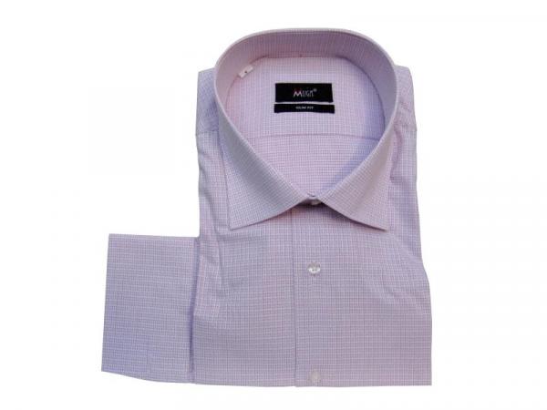 Vichy Herren Hemd Slim-fit Langarm