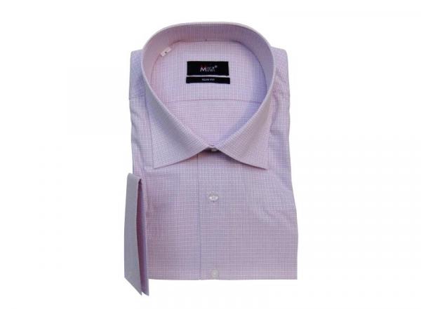 Vichy Herren Hemd Slim-fit Langarm