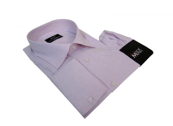Vichy Herren Hemd Slim-fit Langarm