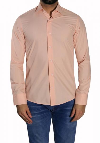 Slim-fit Herrenhemd Sportmanschette